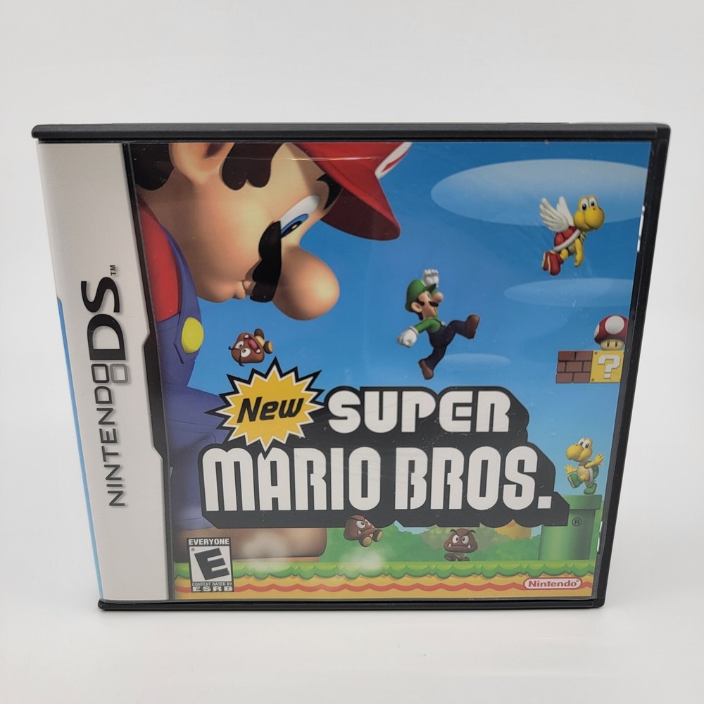 New Super Mario Bros. - Nintendo DS - Case & Manual Only - NO GAME - P